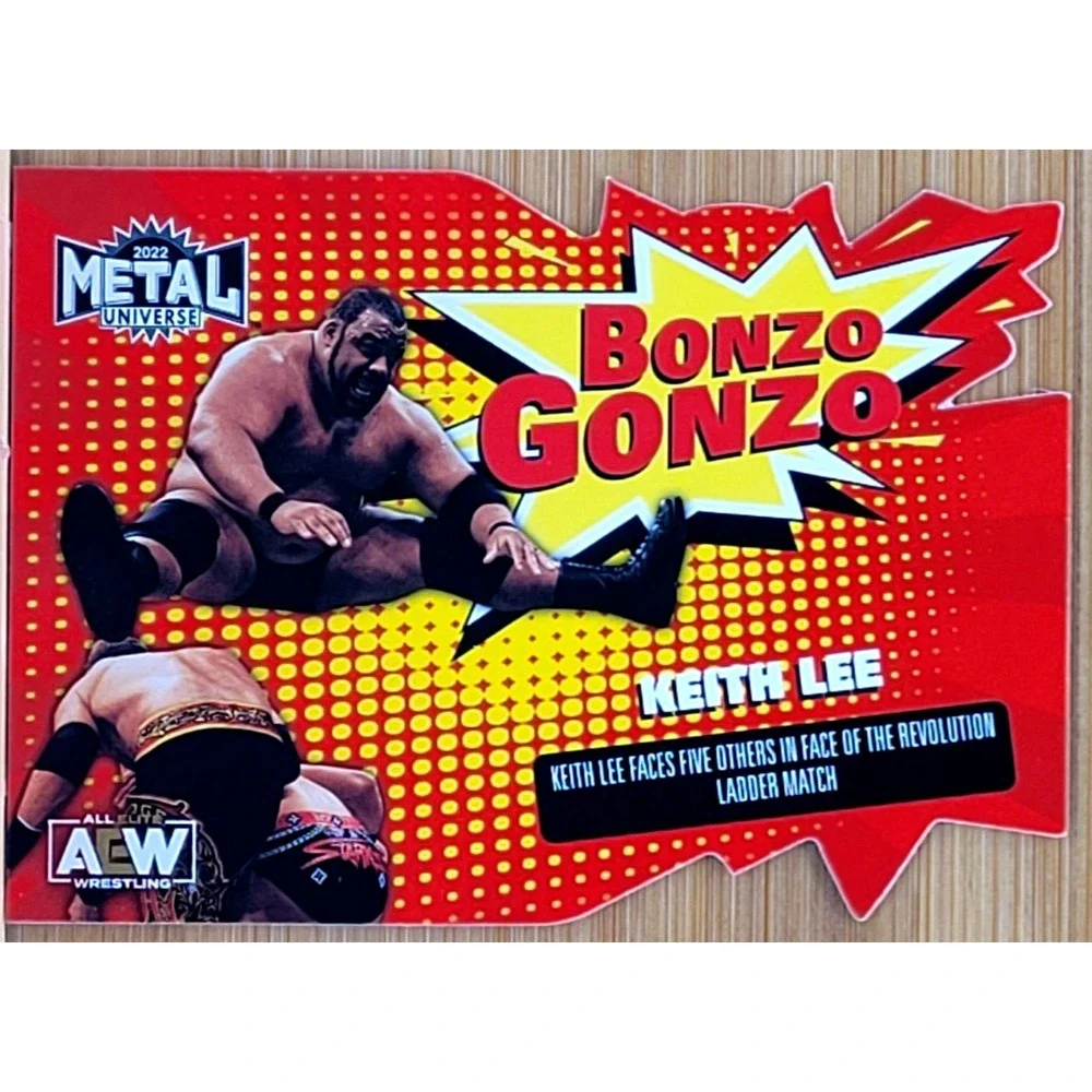 2022 UPPER DECK AEW METAL UNIVERSE KEITH LEE BONZO GONZO‎